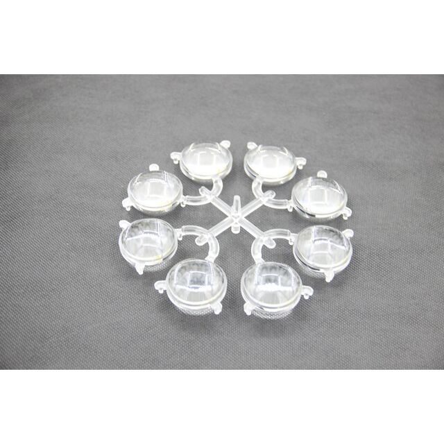 Piezas de plástico transparente de MOQ bajo, accesorios de plástico