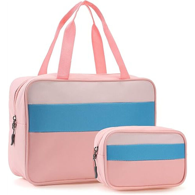 2 Trousses de Toilette pour Femmes, Organisateur de Maquillage Cosmétique, Grande Pochette de Maquillage de Voyage pour Accessoires Quotidiens for sale at factory direct price