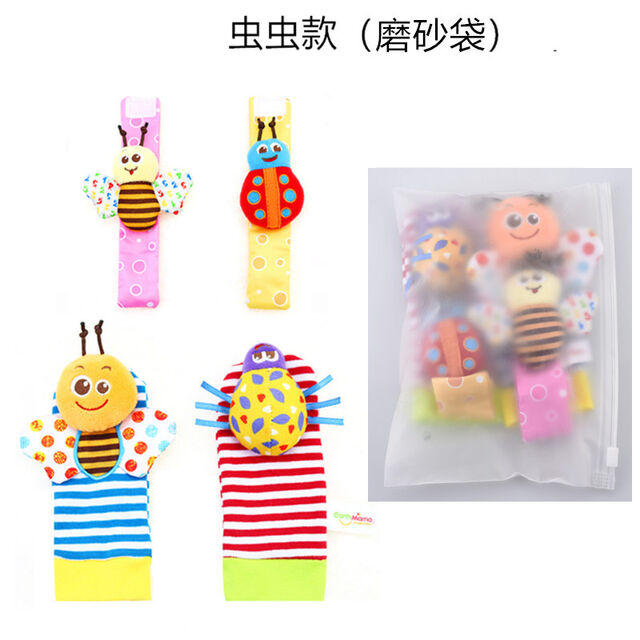 Juguetes para encontrar manos y pies de bebé, calcetines de algodón, sin costuras, parte superior suelta, diseño de dibujos animados for sale at factory direct price