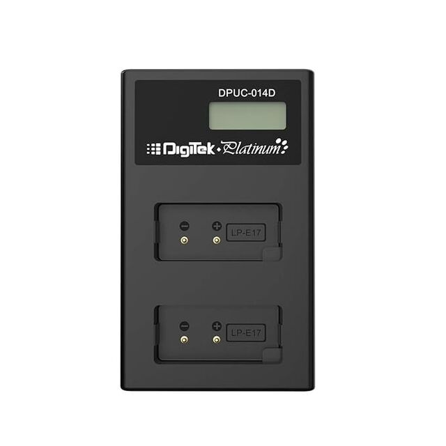 Chargeur Digitek Platinum (DPUC 014D (LCD MU) LPE17) pour Batterie d'Appareil Photo