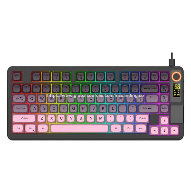 Clavier Gaming Lumineux RGB USB Neuf - Clavier Filaire pour Bureau à Domicile et Ordinateur Portable, Éclairage Trois Couleurs