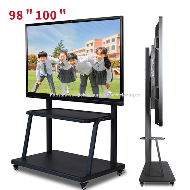 Kundenspezifisches interaktives Großformat-Display (98 Zoll) mit Full HD Touch-Rahmen für Präsentationen fortschrittlicher Technologie for sale at factory direct price