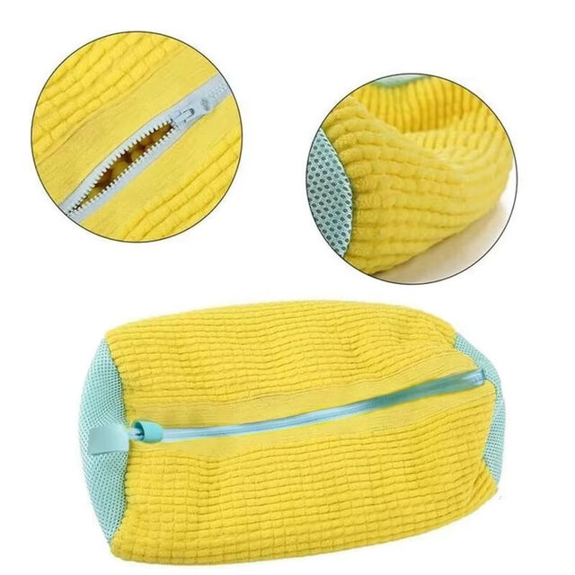 Großhandel strapazierfähige 600D-Polyester-Schuhwäschetasche mit rostfreiem Reißverschluss für Waschmaschine und Trockner
