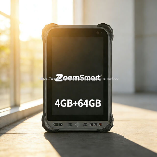 ZoomSmart A8003 QCOM SDM632 4G Tablet PC Industrial Robusta de 8 Pulgadas IPS, 4GB RAM, 64GB ROM, Android 10