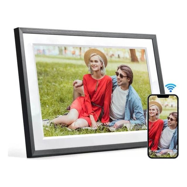 Cadre Photo Numérique 6 Pouces Noir Style Corniche for sale at factory direct price
