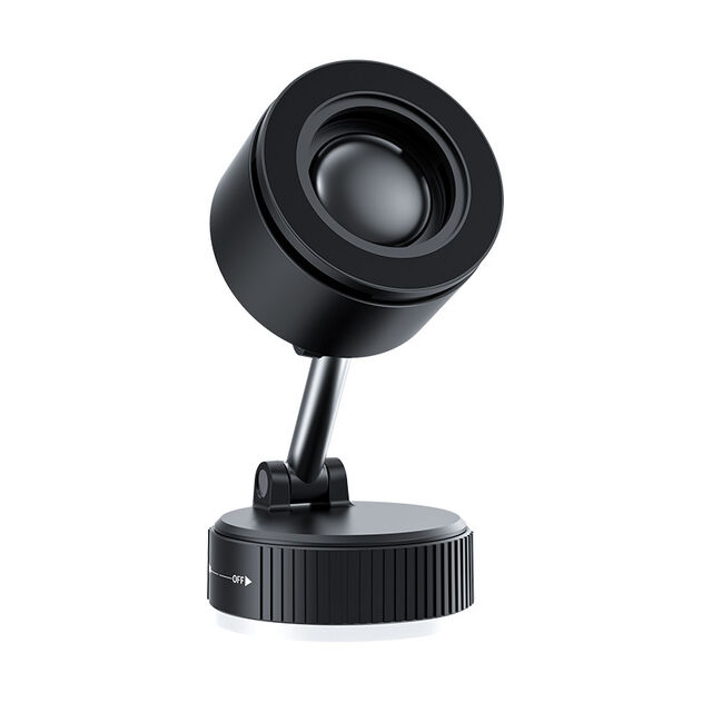 Nouveau support pliant rotatif pour bureau de téléphone portable transfrontalier, haut-parleur Bluetooth, haut-parleur de voiture magnétique à aspiration sous vide, haut-parleur sans fil for sale at factory direct price