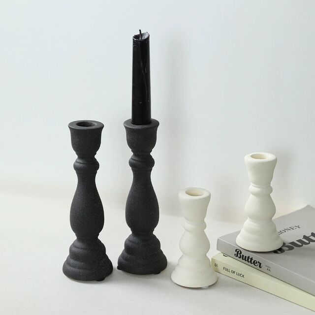 Candelabro de cerámica estilo retro europeo para sala de estar, decoración de mesa de comedor, adornos