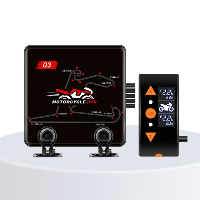 مسجل فيديو VSYSTO سوبر ميني للدراجات النارية، مراقبة وقوف السيارات TPMS GPS، مسجل فيديو مقاوم للماء للدراجات النارية بقناتين for sale at factory direct price