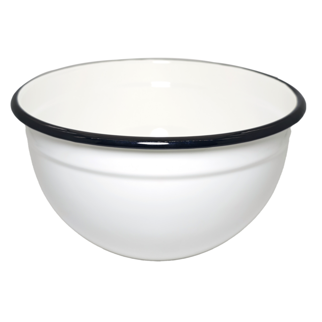 Großer Emaille-Mischbehälter (4300ml) für Salate und Cremes, kundenspezifisch for sale at factory direct price