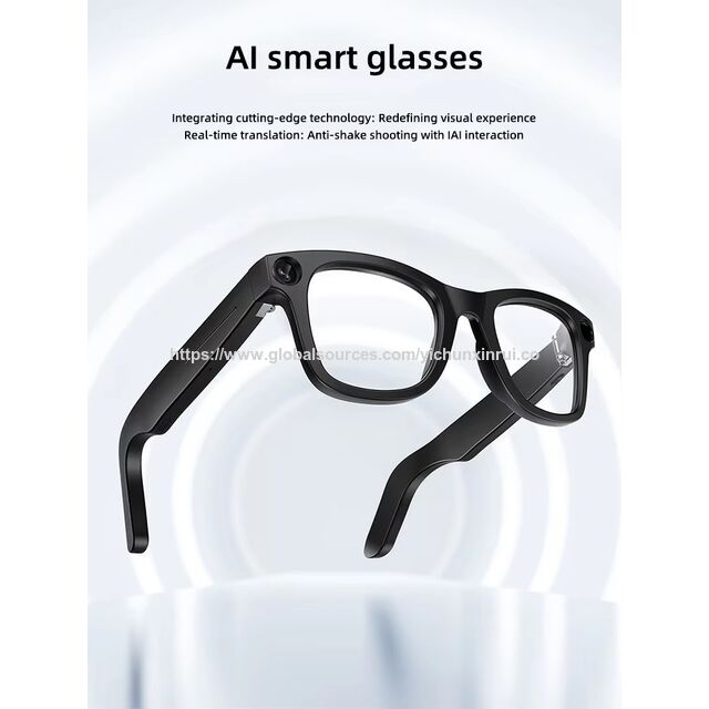 Lunettes Intelligentes SIKE 4K AI - Caméra, Bluetooth, Appels Vocaux - Neuves