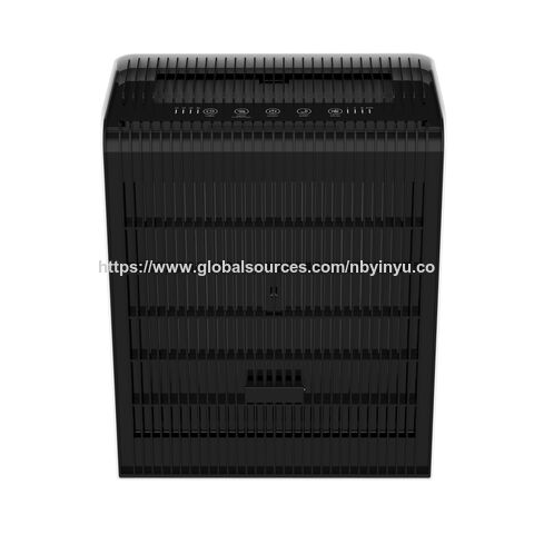 Purificateur d'air de bureau portable avec filtre HEPA, filtration à 4 étages, fonctionnement à écran tactile, purificateur d'air pour utilisation avec animaux de compagnie