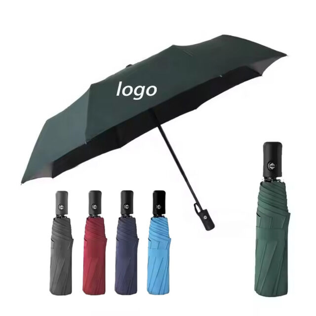 Guarda-chuva Promocional Ampliado Ecológico à Prova d'Água de Nylon de Uso Duplo Sol Chuva com Logo Personalizado no Atacado
