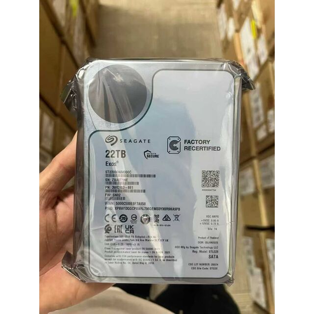 Unidad de Reemplazo Oficial de 22TB | Mejor Valor para Servidores for sale at factory direct price
