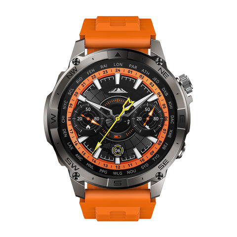 Reloj Inteligente Stratos 2 Plus GPS con Pantalla AMOLED de 1.43'', Brújula, Altímetro Barométrico, Llamadas Telefónicas, Monitoreo de Fitness