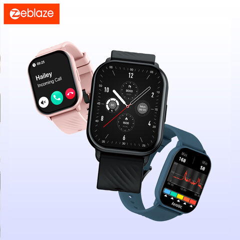 Reloj Inteligente Zeblaze GTS 3 con Llamadas de Voz, Monitor de Salud 24H, Pantalla HD de 2.03'', Pulsera Inteligente, Monitoreo de Fitness, Smartwatches