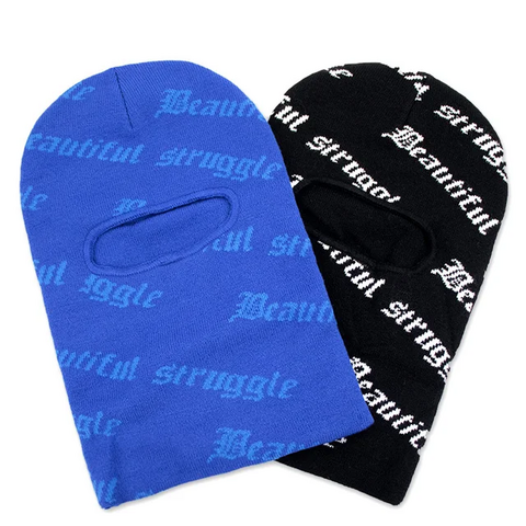 Diseño Unisex, Pasamontañas Negro Cálido para Hombre de Exterior Personalizado, Cubre-cara de 1 Agujero, Pasamontañas Económico JX