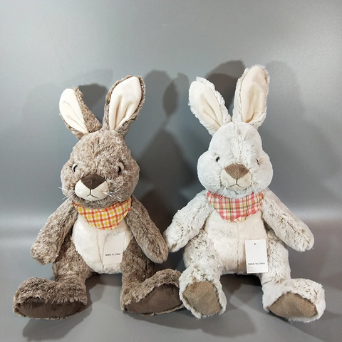 Lapin Bébé Accompagnant le Sommeil, Oreilles d'Éléphant Douces et Adorables, Lapin, Ours, JX
