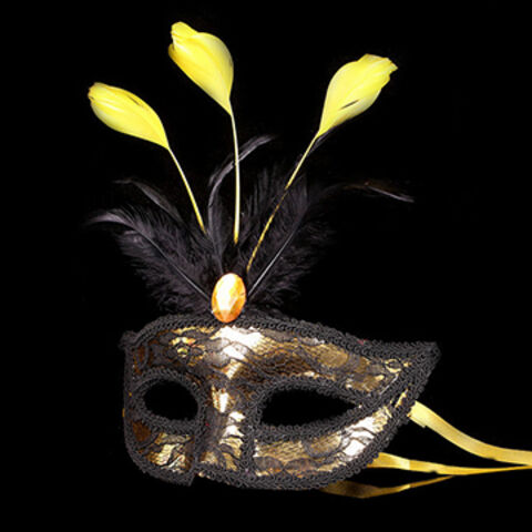 Máscaras de Olho Coloridas para Festa com Design de Flores JX - Venda por Atacado