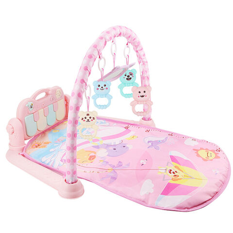 حصيرة لعب بيانو موسيقية متعددة الوظائف للأطفال مع ألعاب معلقة JX for sale at factory direct price
