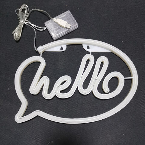 Luz de Neón LED Personalizable en Varios Colores, Base No Incluida JX
