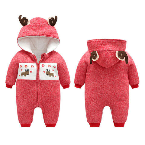 Jumpsuit Bayi Baru Lahir Katun Solid Berkualitas Tinggi Grosir