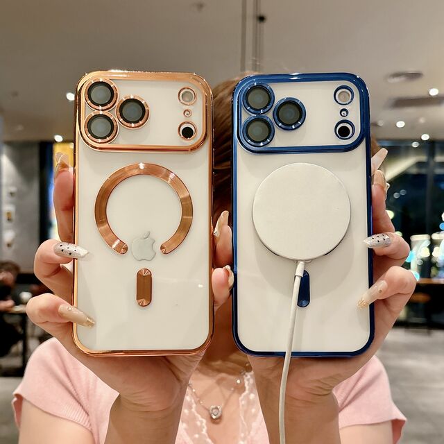 Pemasok Produsen Cina Casing Ponsel, Casing Magnetik TPU Electroplated Warna Cerah