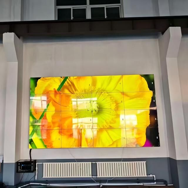 Écran Vidéo LCD d'Intérieur 4K à Lunette Ultra-Étroite, 46-65 pouces, Vente Directe d'Usine et Livraison Rapide