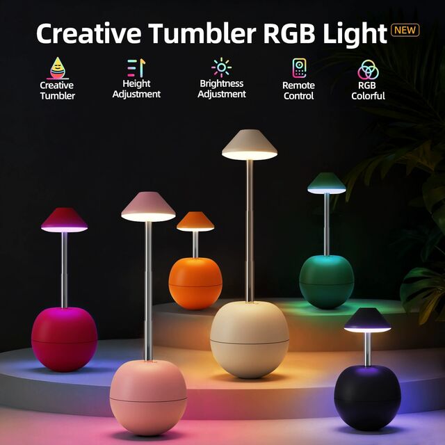 Lampe de bureau LED rechargeable, veilleuse créative, télécommande de bureau pour chambre à coucher, lumière d'ambiance de chevet for sale at factory direct price