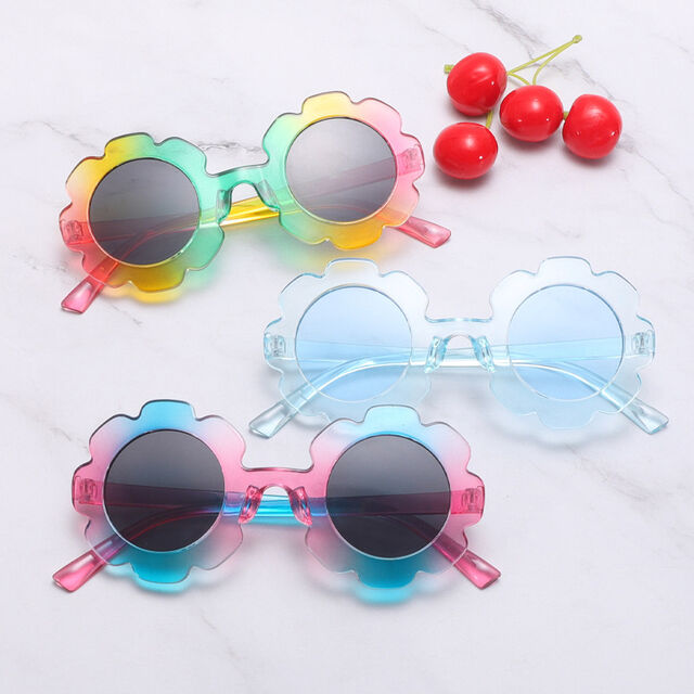 Lunettes de soleil promotionnelles anti-UV pour enfants, garçons et filles, design d'oreilles d'ours mignon et tendance for sale at factory direct price