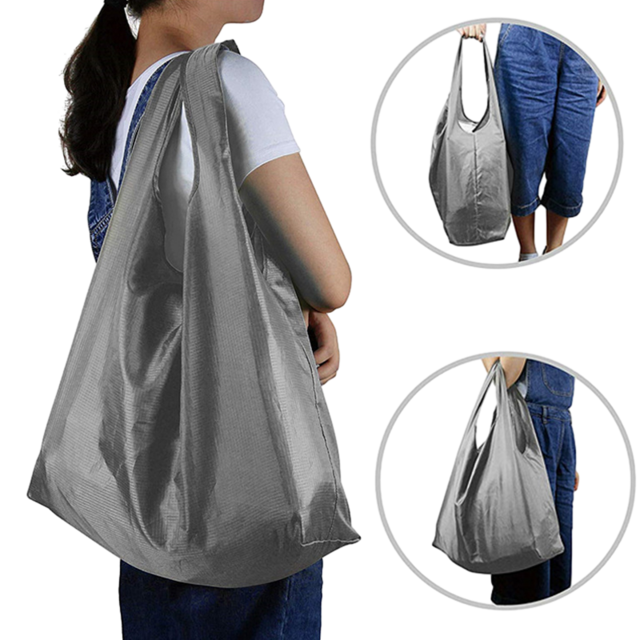 Bolsas de Compras Plegables Reutilizables para Verduras, Bolsas Resistentes de Nylon para Reciclaje for sale at factory direct price