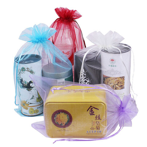Wholesale Pearl Yarn Plain Gift Bag, Ideal for Weddings, Christmas Gifts for sale at factory direct price