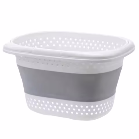 Cesta de Lavandería Rectangular Plegable Ecológica