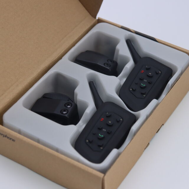 Intercomunicador de Moto TOUCARE V6 Mesh 5.0 para Grupos de 32 Motociclistas, Impermeable con Cancelación de Ruido y Compartición de Música, Auriculares para Motociclistas for sale at factory direct price