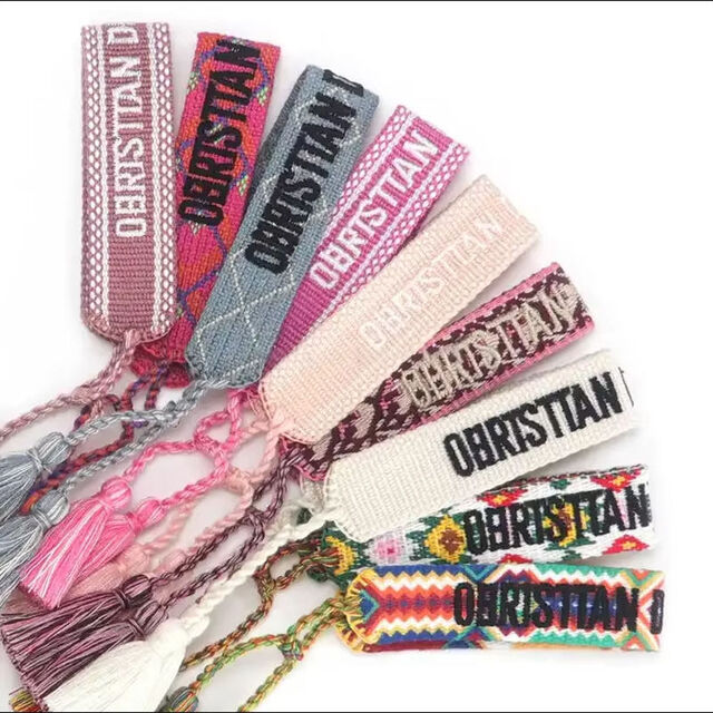 Bracelets Religieux Réglables en Corde Coton, Bracelets Tissés d'Amitié de Créateurs, Bijoux Chrétiens Faits à la Main