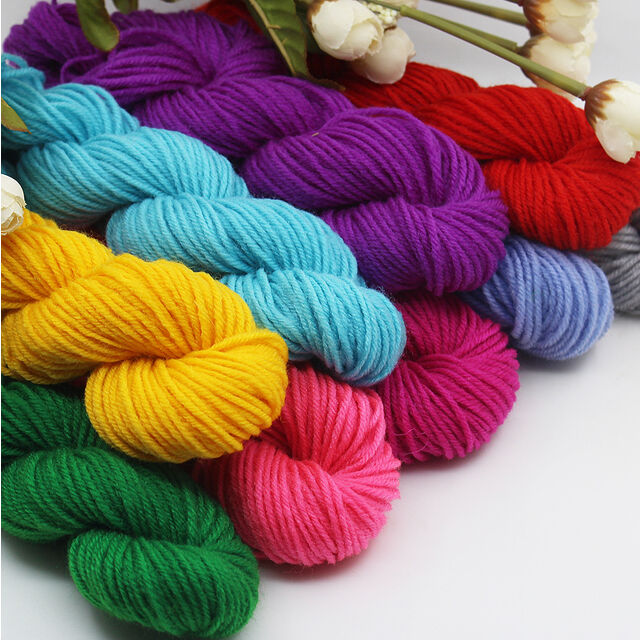 Fancy yarn Colored, thick yarn, hand-knitted, acrylic yarn for sale at factory direct price