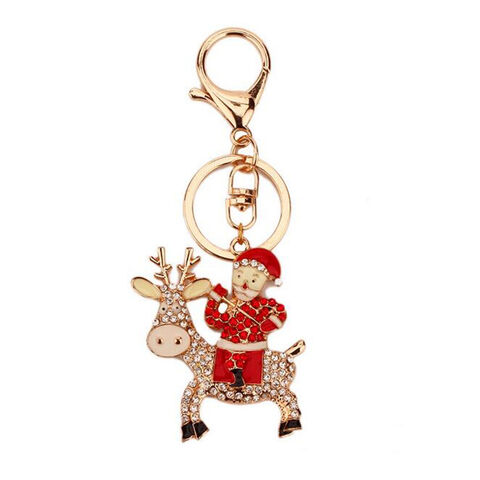Llavero Metálico Personalizado de Papá Noel - Souvenir Promocional al por Mayor for sale at factory direct price