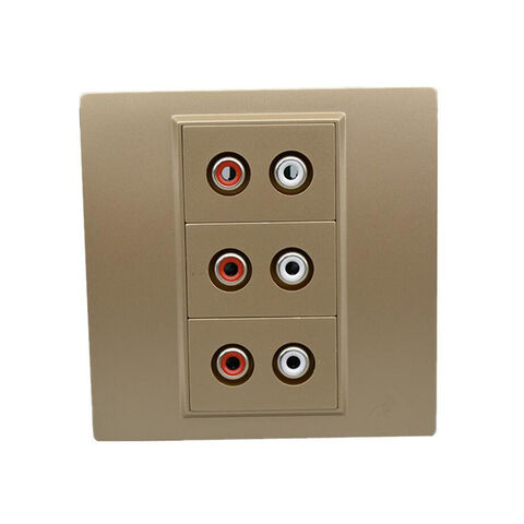 Placas de pared A/V convenientes para conectividad - Soluciones de conectividad multimedia para montaje en pared