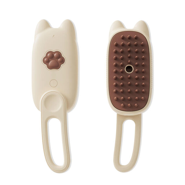 Rotierender elektrischer TPR-Pflegekamm für Haustiere, Luxusdesign, sichere Haarentfernung, Anti-Fliegenhaare, für Katzen und Hunde, inklusive Massage for sale at factory direct price