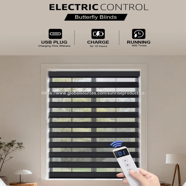 Cheaper high quality fabric butterfly blinds shades