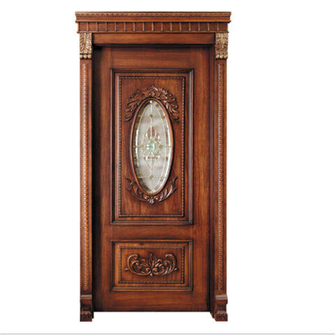 أبواب داخلية بتصميم كلاسيكي مع إدخال لون داخلي، نرحب بطلبات OEM for sale at factory direct price