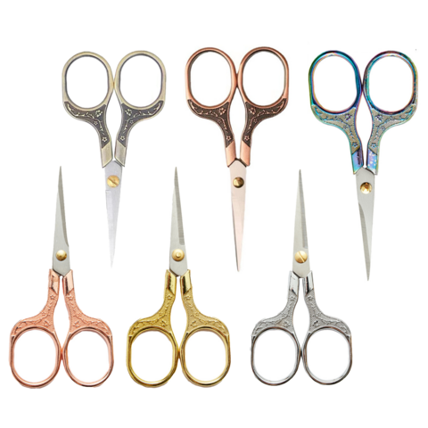 مقص ستانلس ستيل عتيق "بلوسوم" للتطريز والاستخدام المدرسي والحرفي for sale at factory direct price