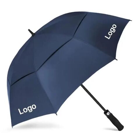 Sombrillas de Golf con Gran Logo Promocional en Venta for sale at factory direct price