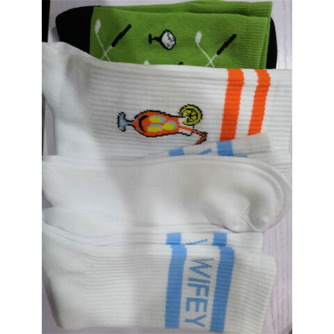 Hochwertige, individuell gestaltete Logo-Freizeit-Socken im Großhandel