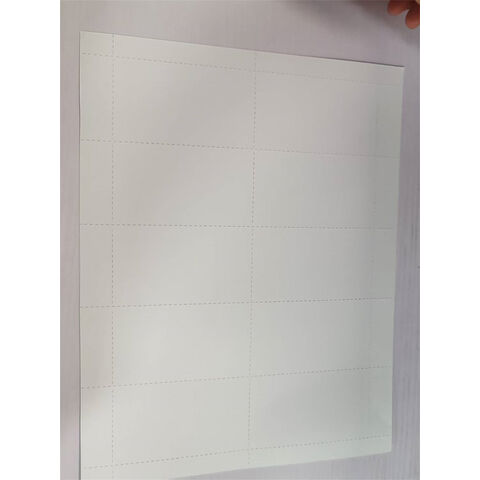 بطاقات عمل فارغة مثقبة رائجة البيع - ورق عالي الجودة للطباعة بالجملة for sale at factory direct price