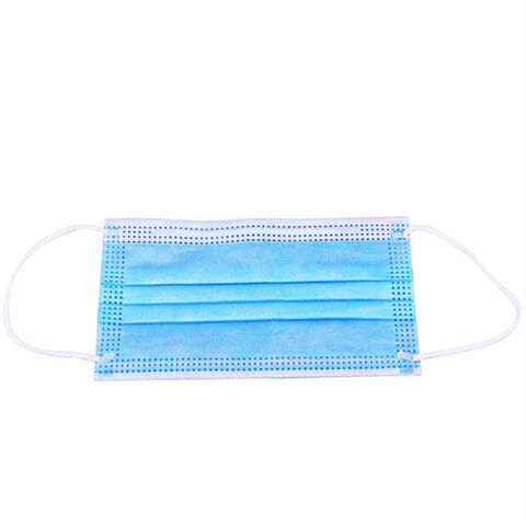 Cubierta Bucal Antibacteriana OEM Bienvenido Adulto Civil Desechable 3Ply Mascarilla Facial con Elástico para Orejas for sale at factory direct price
