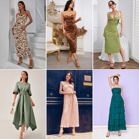 Robes d'été florales pour femmes - Liquidation de marque décontractée