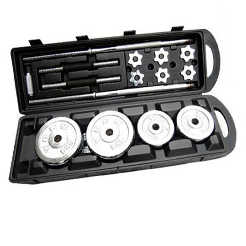 Equipo de Levantamiento de Pesas Juego de Mancuernas y Barras Ajustables con Recubrimiento de Cromo para Entrenamiento de Fuerza for sale at factory direct price