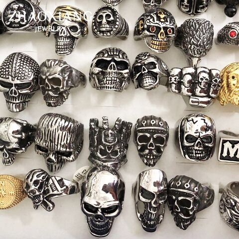 Bijoux en Métal pour Hommes, Cadeaux Punk Mode, Vente