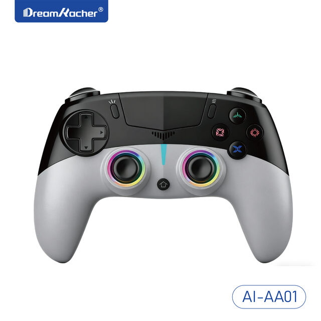 Manette de Jeu PC sans Fil Ergonomique avec Retour Haptique et Éclairage RVB, Joysticks de Précision 2,4 GHz pour P5 for sale at factory direct price