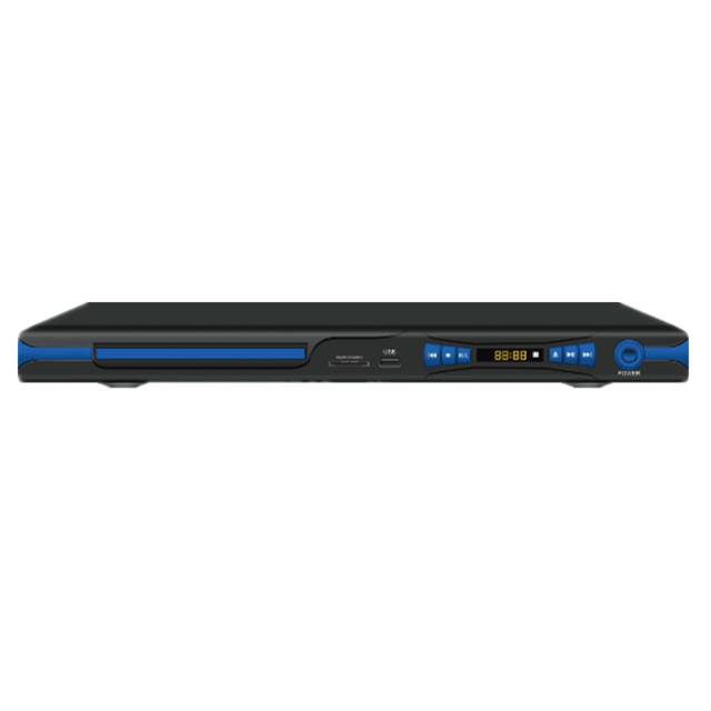 مشغل دي في دي منزلي معدني بالكامل عالي الجودة DVD-TKB367 بشاشة LED وتحكم عن بعد ومنفذ SD USB for sale at factory direct price
